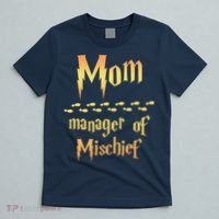 Mom Manager Of Mischief Mothers Day Gift T-Shirt thumb 5