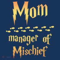 Mom Manager Of Mischief Mothers Day Gift Polo thumb 2