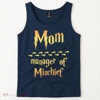 Mom Manager Of Mischief Mothers Day Gift Tank Top thumb 2