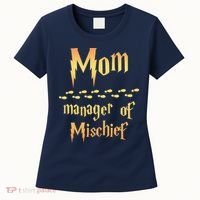 Mom Manager Of Mischief Mothers Day Gift Women's T-Shirt thumb 0