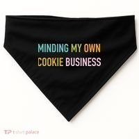 Minding My Own Cookie Business Home Baker Business Cookier USA-Made Doggie Bandana thumb 0