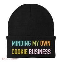 Minding My Own Cookie Business Home Baker Business Cookier Beanie thumb 0