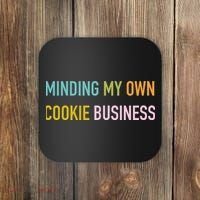 Minding My Own Cookie Business Home Baker Business Cookier Coaster thumb 0