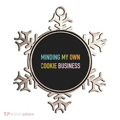 Minding My Own Cookie Business Home Baker Business Cookier Ornament