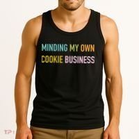 Minding My Own Cookie Business Home Baker Business Cookier Tank Top thumb 3