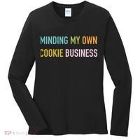 Minding My Own Cookie Business Home Baker Business Cookier Women's Long Sleeve Shirt thumb 0
