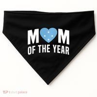 Micronesian Mom Of The Year Cute Micronesia Flag Heart USA-Made Doggie Bandana thumb 0