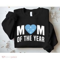 Micronesian Mom Of The Year Cute Micronesia Flag Heart Sweatshirt thumb 2