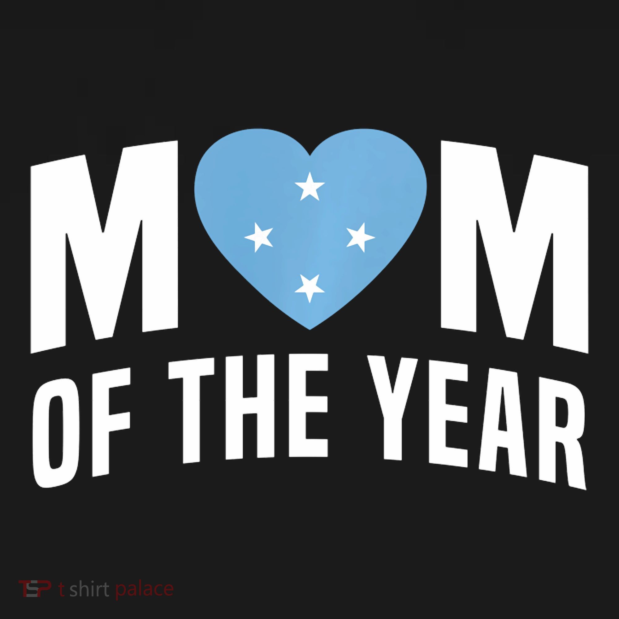 Micronesian Mom Of The Year Cute Micronesia Flag Heart Sweatshirt