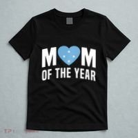 Micronesian Mom Of The Year Cute Micronesia Flag Heart T-Shirt thumb 5