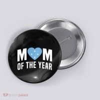 Micronesian Mom Of The Year Cute Micronesia Flag Heart Button thumb 0