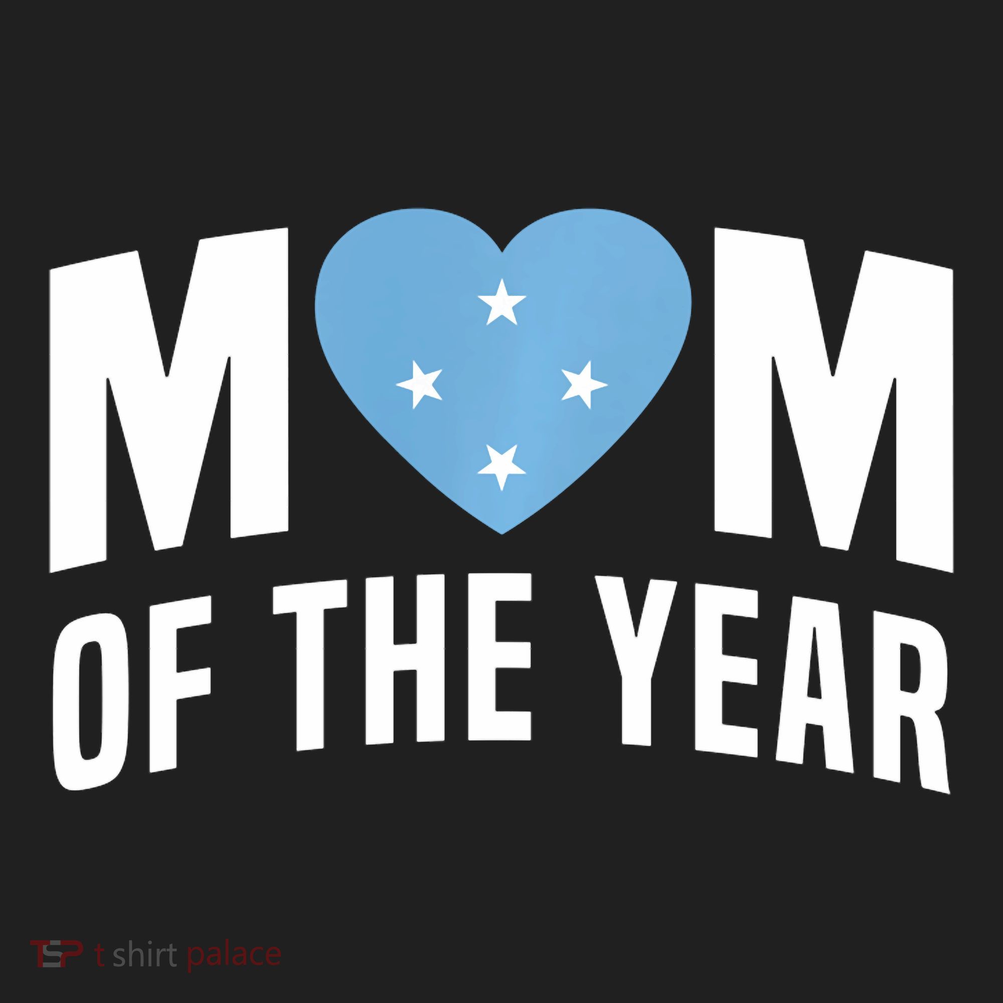 Micronesian Mom Of The Year Cute Micronesia Flag Heart Beanie