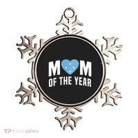 Micronesian Mom Of The Year Cute Micronesia Flag Heart Ornament thumb 0
