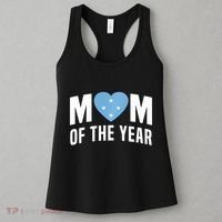 Micronesian Mom Of The Year Cute Micronesia Flag Heart Women's Tank Top thumb 3