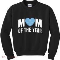 Micronesian Mom Of The Year Cute Micronesia Flag Heart Kids Sweatshirt thumb 0