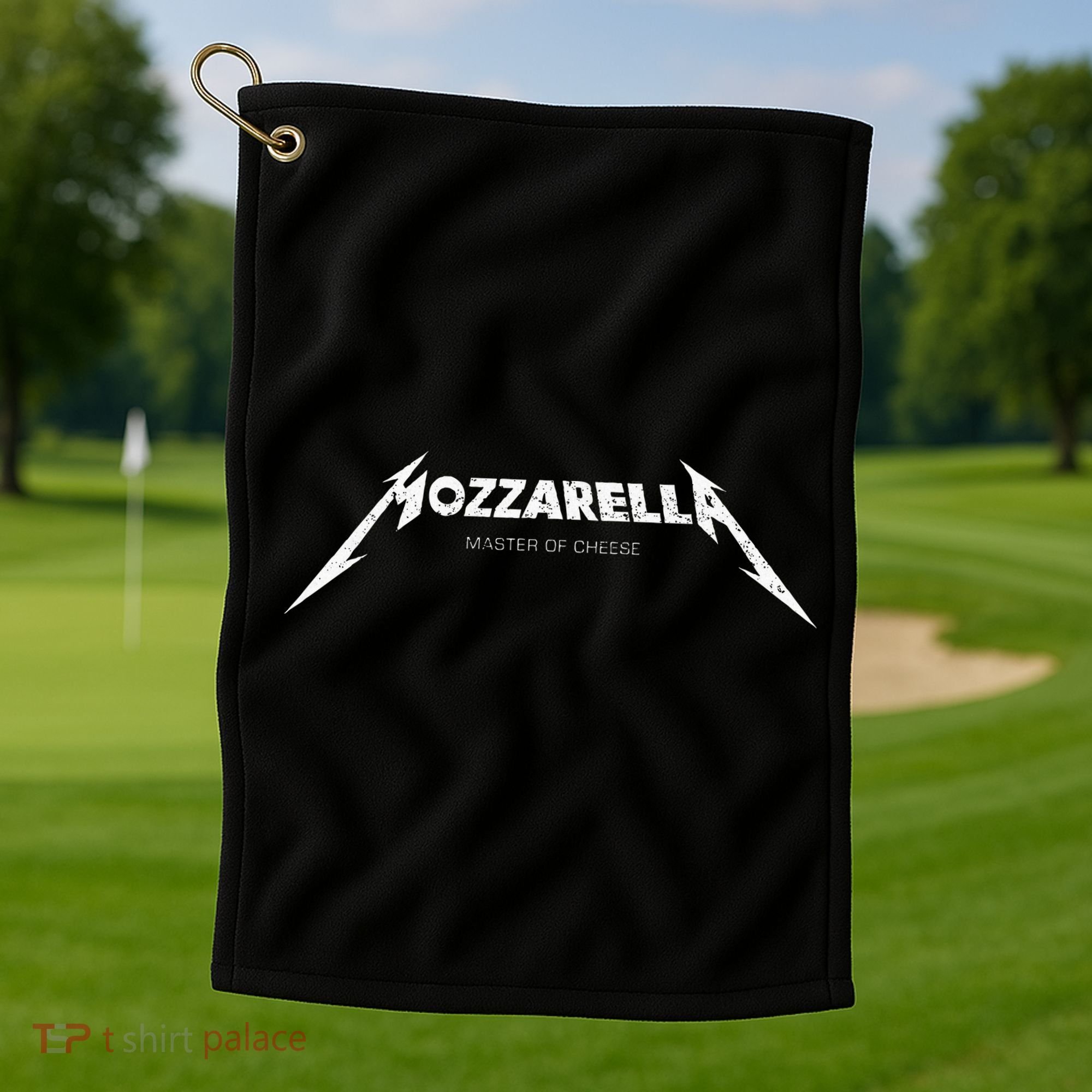 Mozzarella Masters Of Cheese Foodie Chef Baker Cook Golf Towel