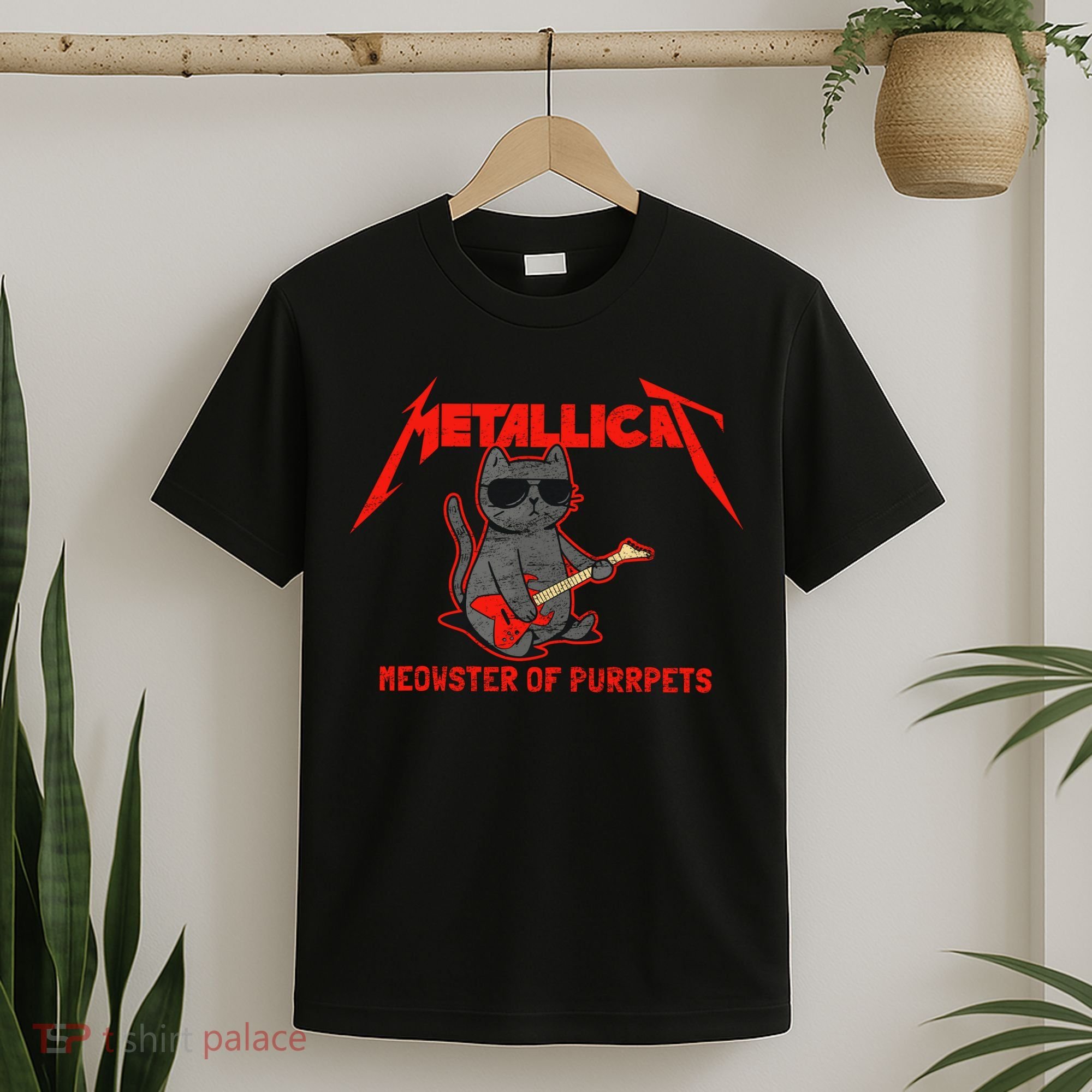 Metallicat Meowster Of Purrpets Funny Cat T-Shirt