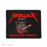 Metallicat Meowster Of Purrpets Funny Cat Mousepad thumb 0