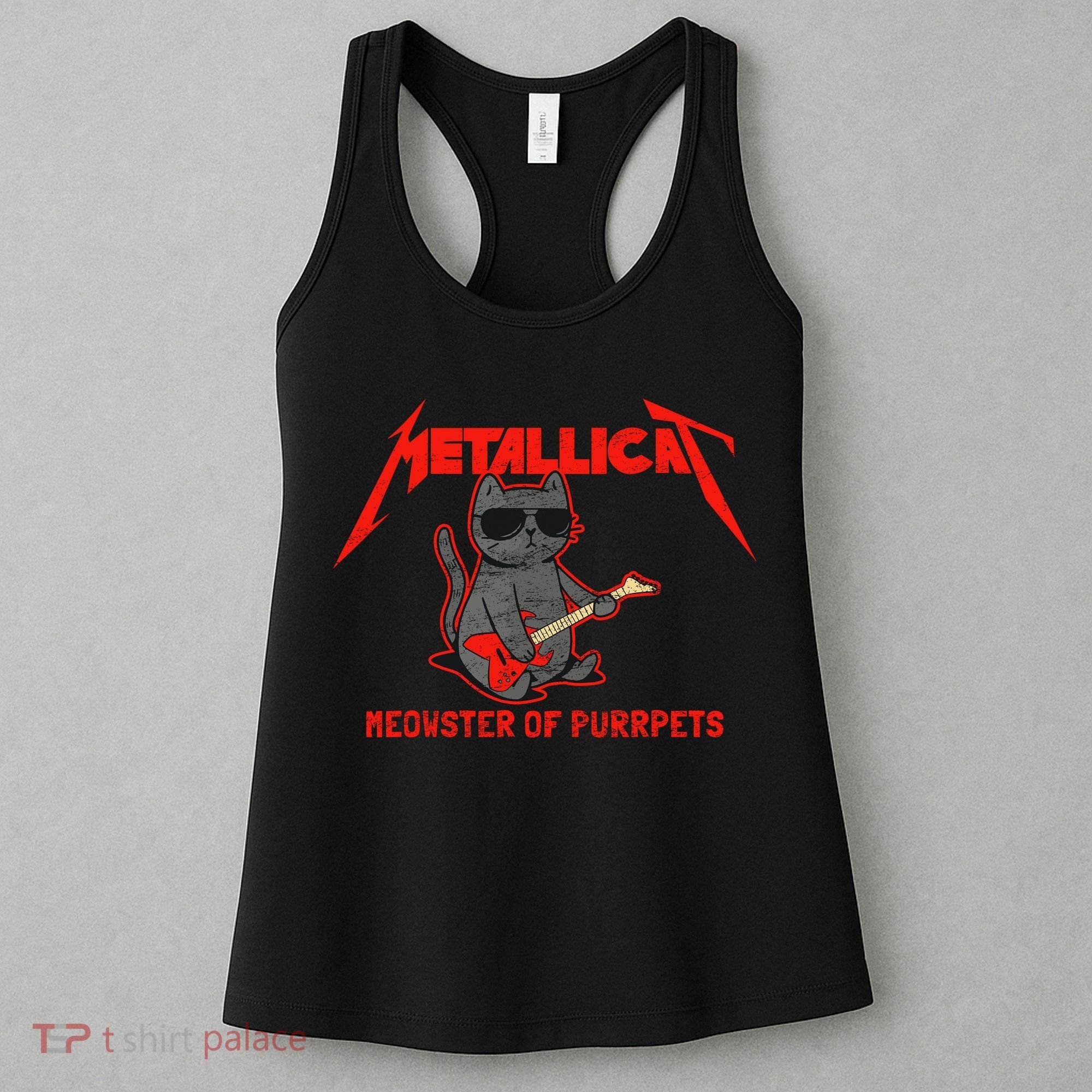 Metallicat Meowster Of Purrpets Funny Cat Women's Tank Top