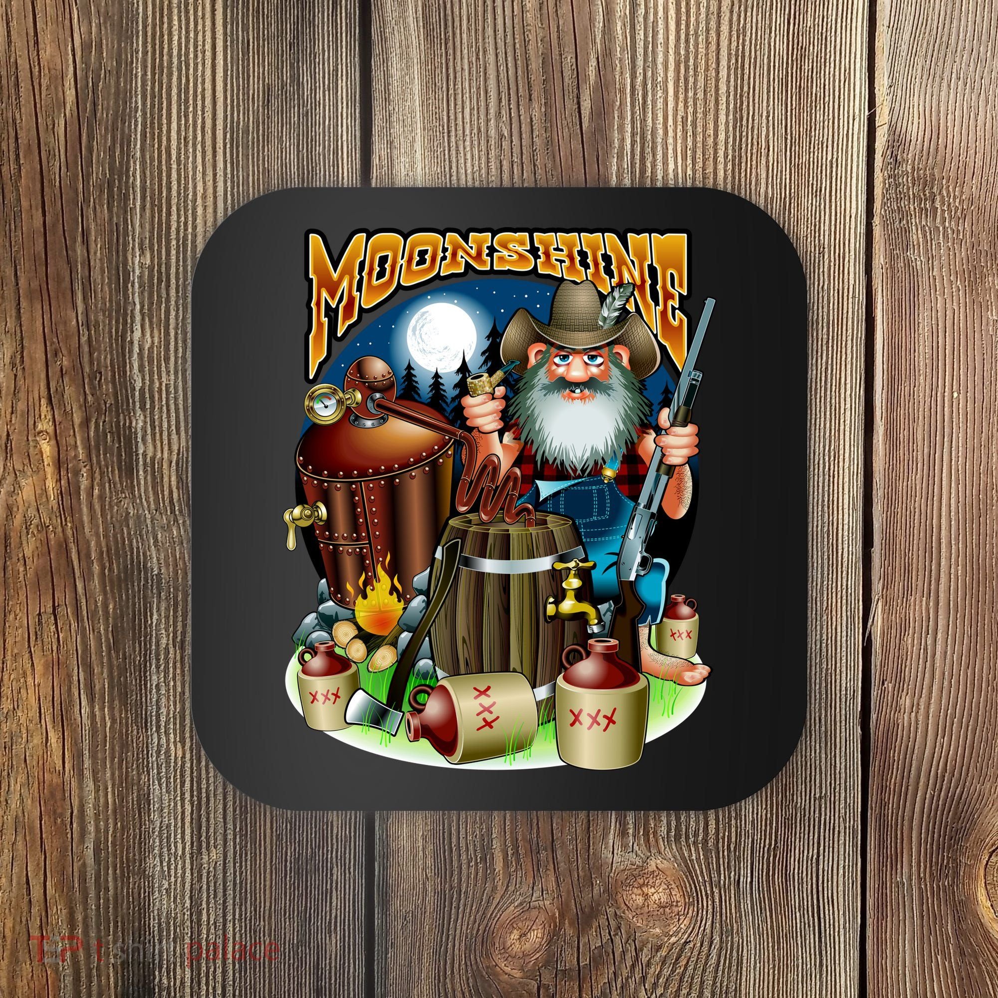 Moonshine Coaster