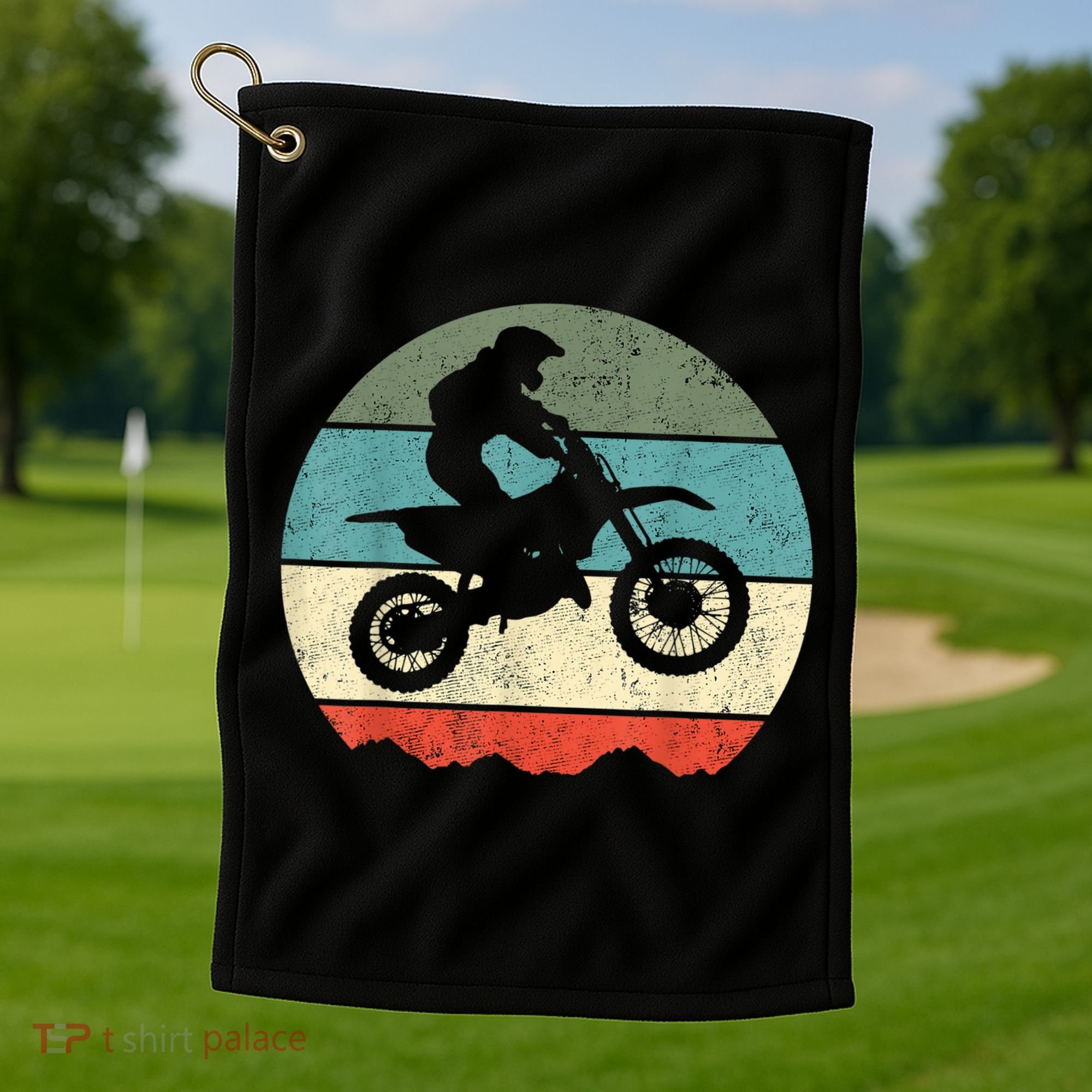 Motocross Golf Towel