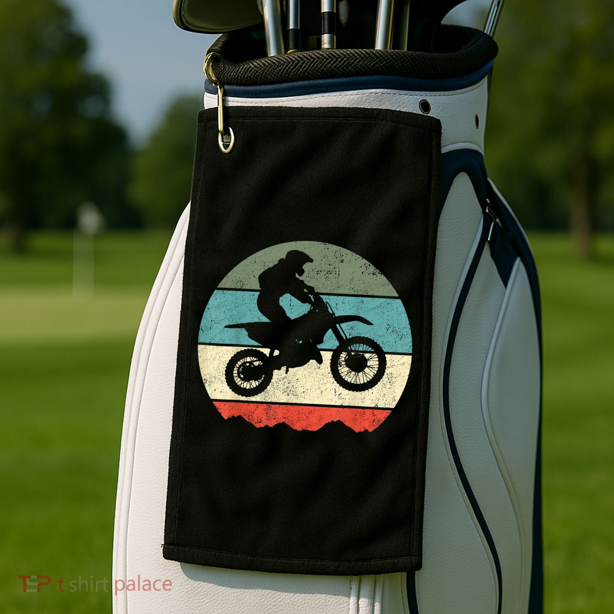 Motocross Golf Towel
