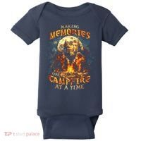 Making Memories One Campfire At A Time Bigfoot Camping Baby Bodysuit thumb 0