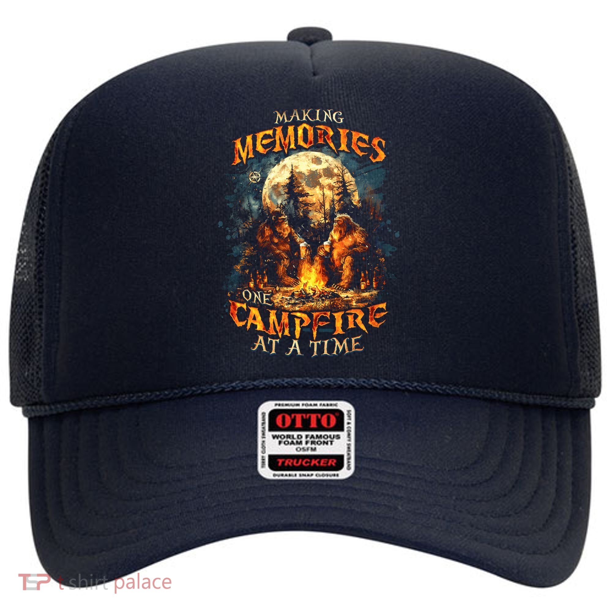 Making Memories One Campfire At A Time Bigfoot Camping Hat