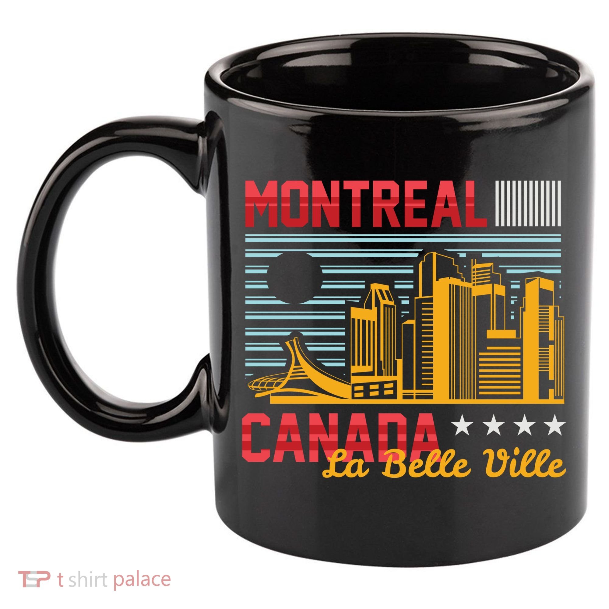 Montreal 11oz C Handle Ceramic Mug