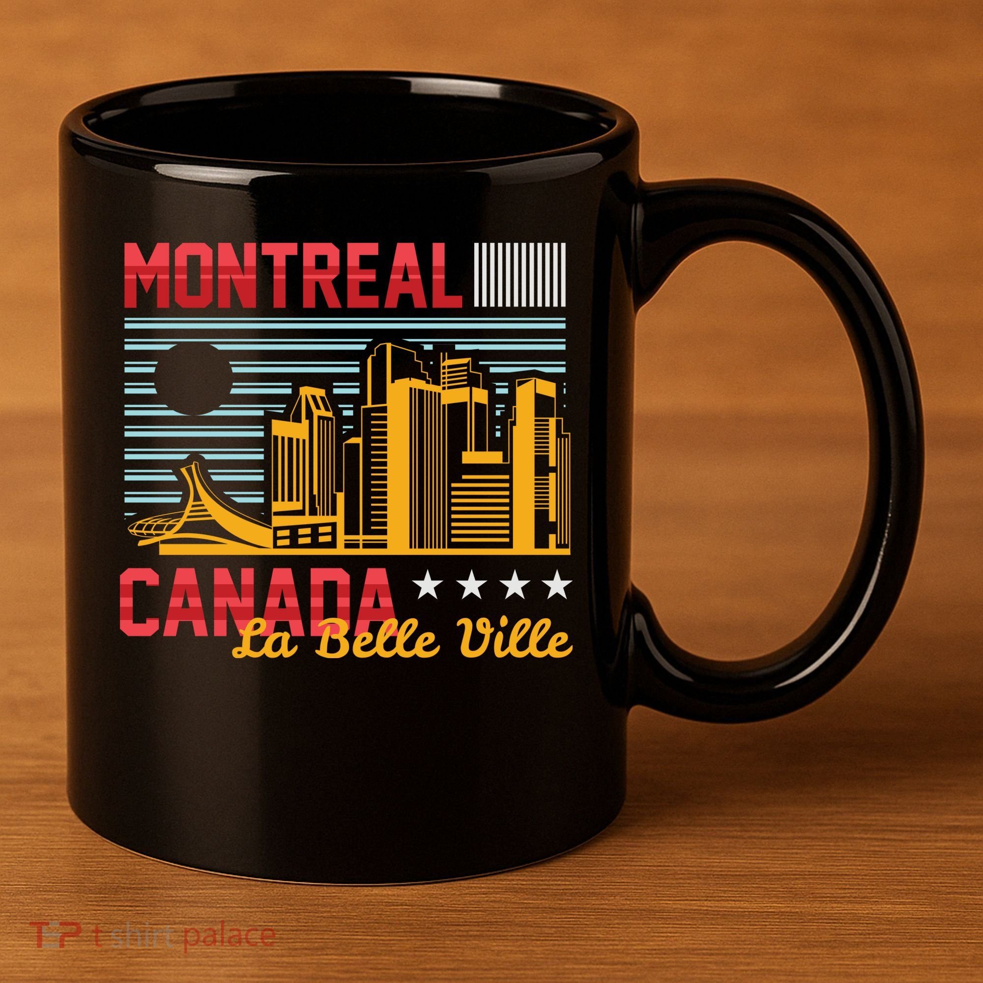 Montreal 11oz C Handle Ceramic Mug