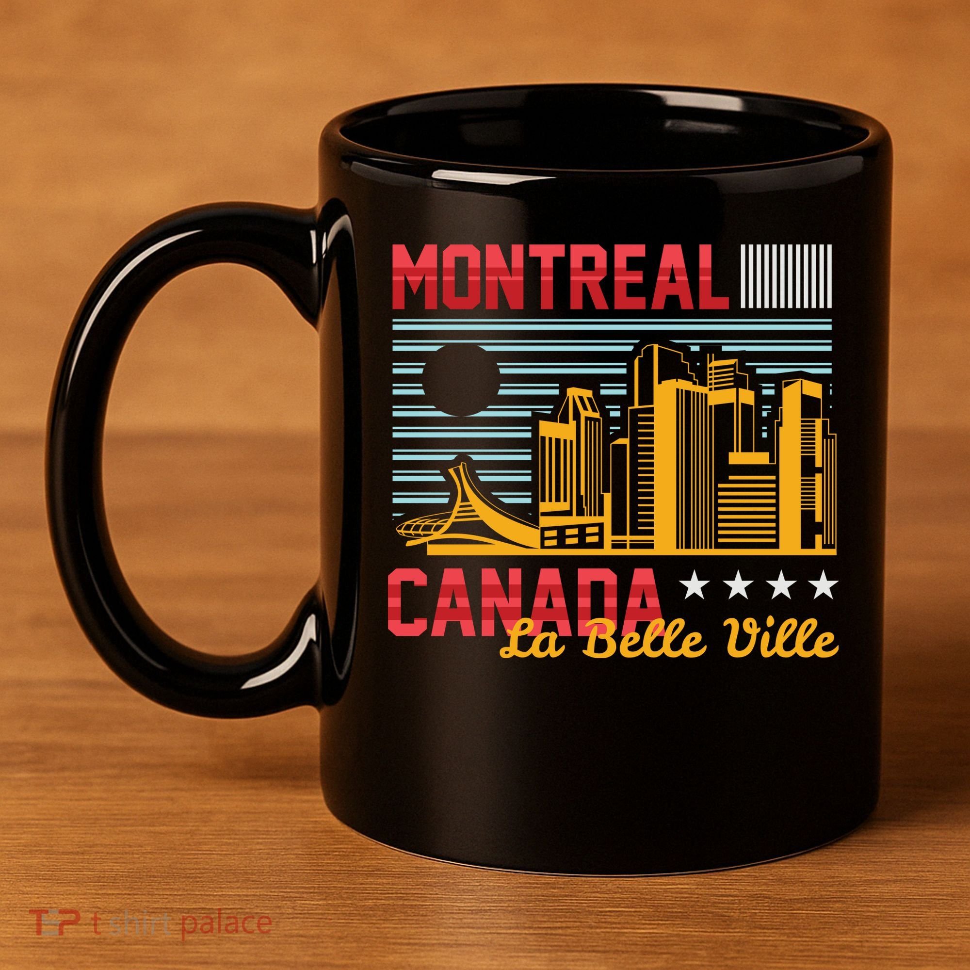 Montreal 11oz C Handle Ceramic Mug