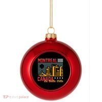 Montreal Plastic Christmas Ball Ornament thumb 0