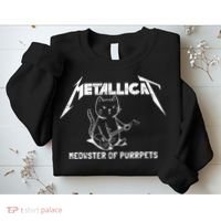 Metallicat Meowster Of Purrpets Funny Cat Sweatshirt thumb 2