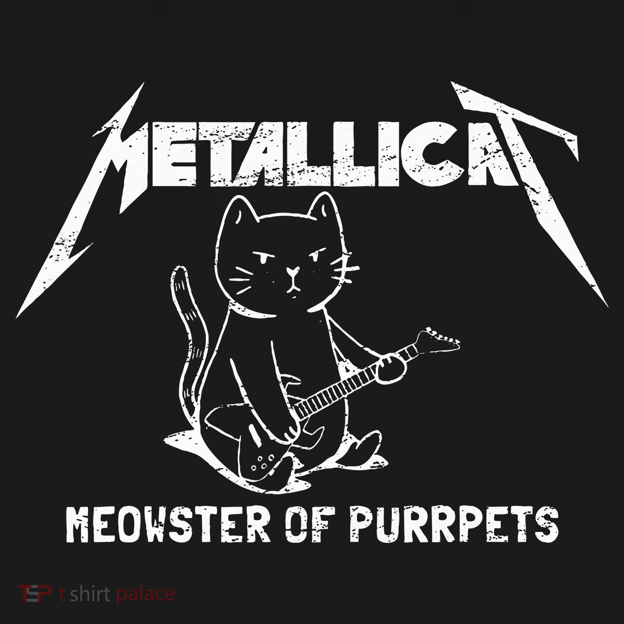 Metallicat Meowster Of Purrpets Funny Cat T-Shirt