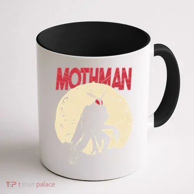 Mothman Coffee Mug back