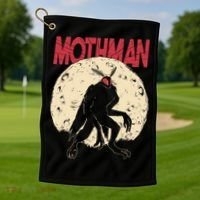 Mothman Golf Towel thumb 1
