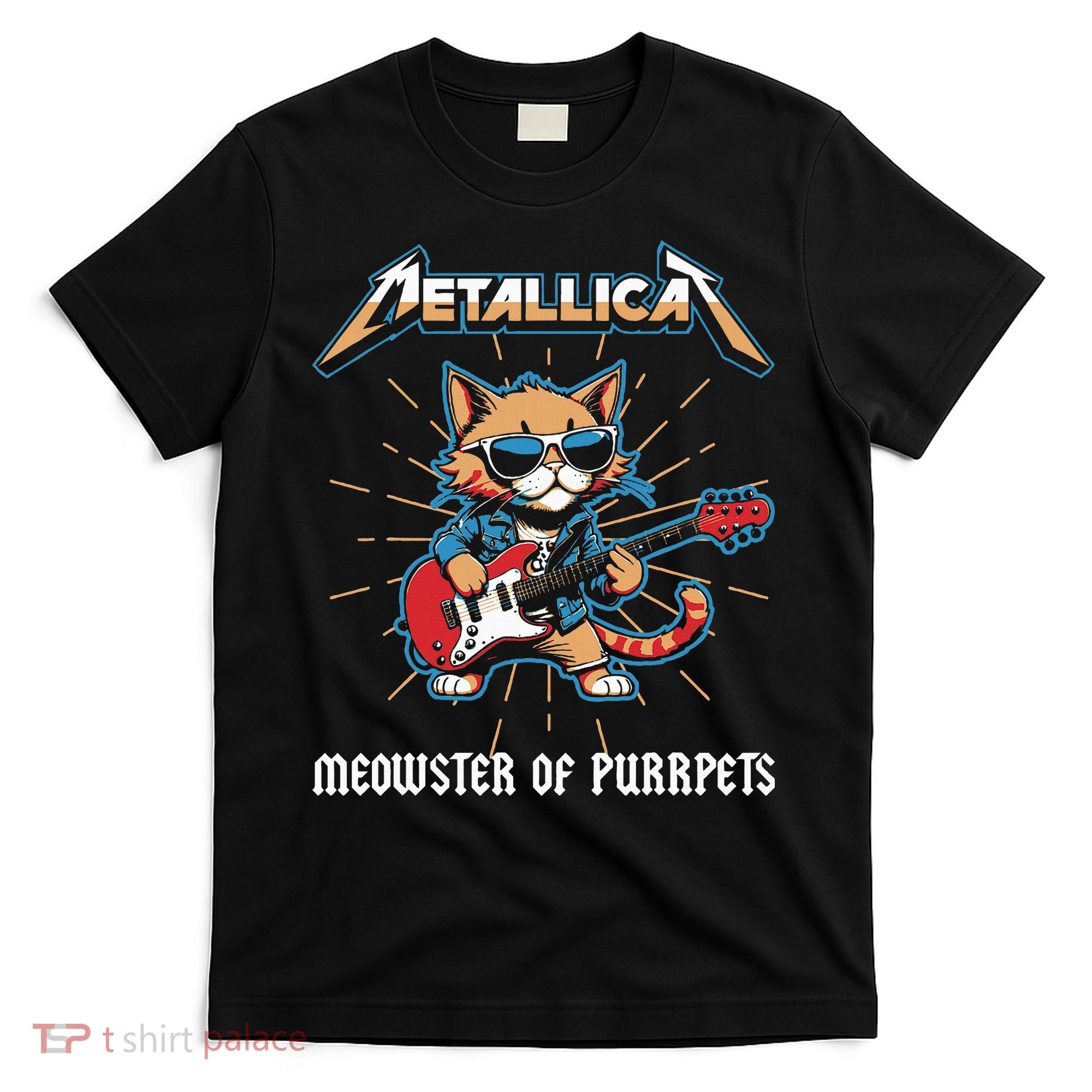 Metallicat Meowster Of Purrpets Funny Cat T-Shirt