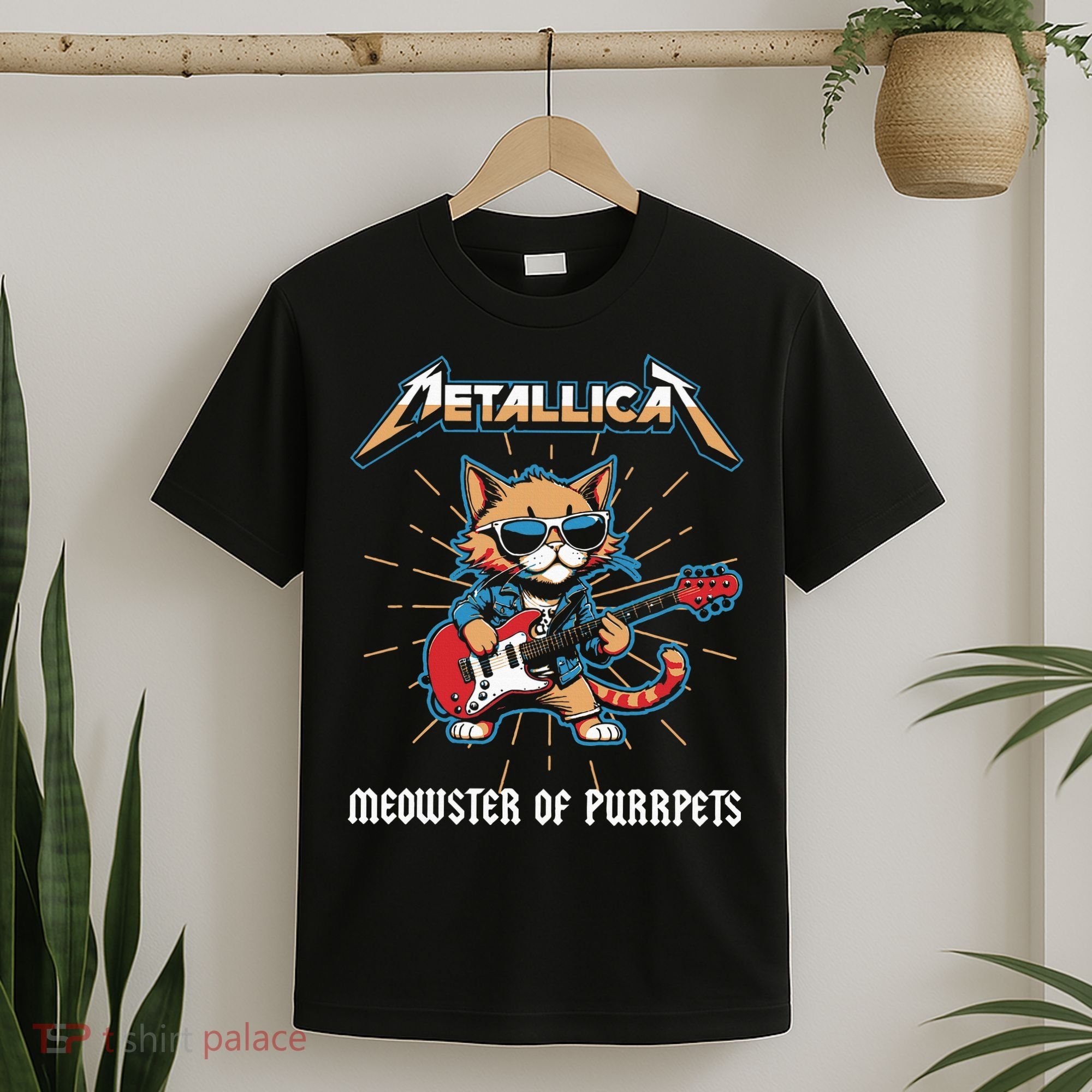 Metallicat Meowster Of Purrpets Funny Cat T-Shirt