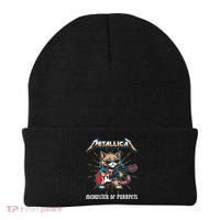 Metallicat Meowster Of Purrpets Funny Cat Beanie thumb 0