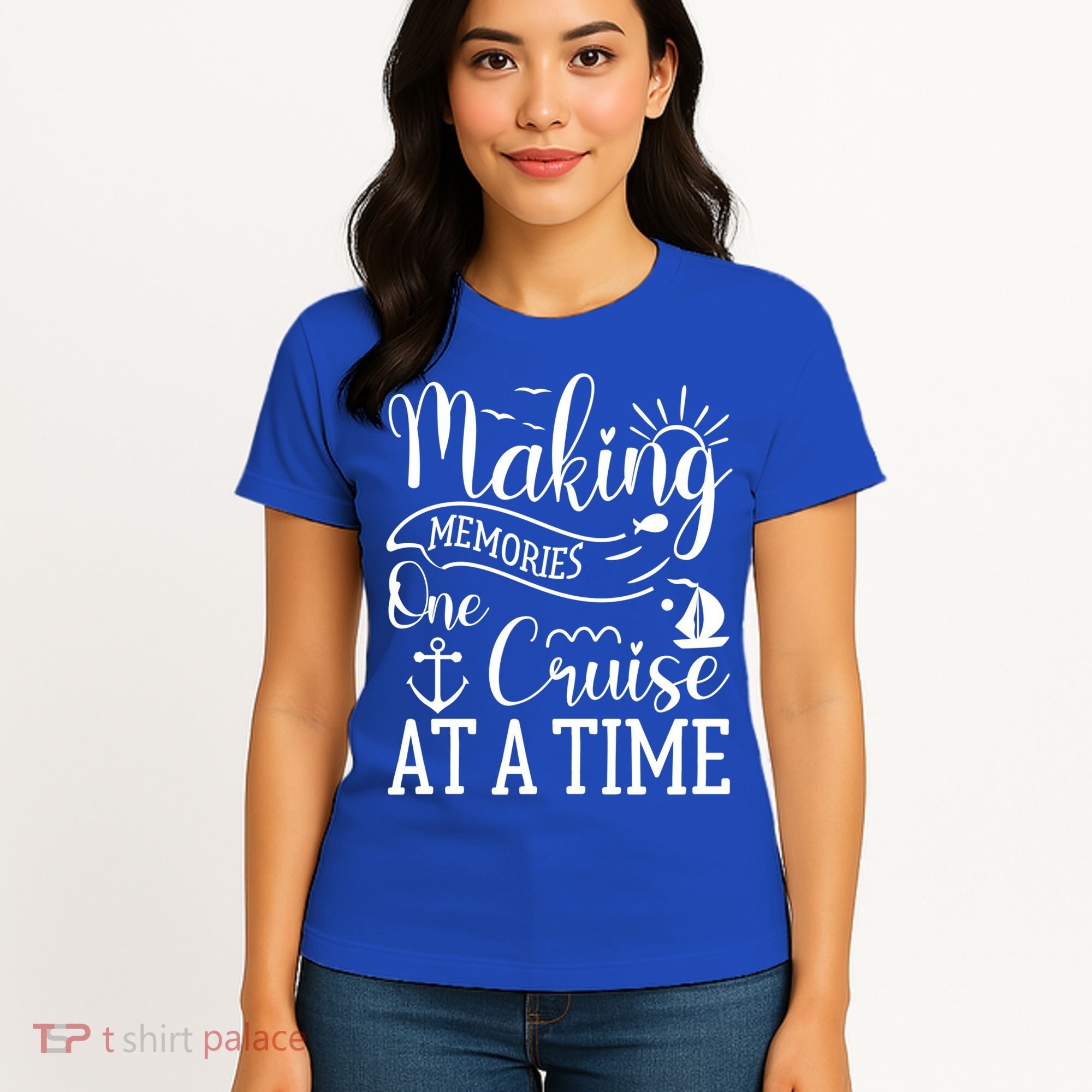 Making Memories One Cruise At A Time Family Cruise Meaningful Gift Women's T-Shirt