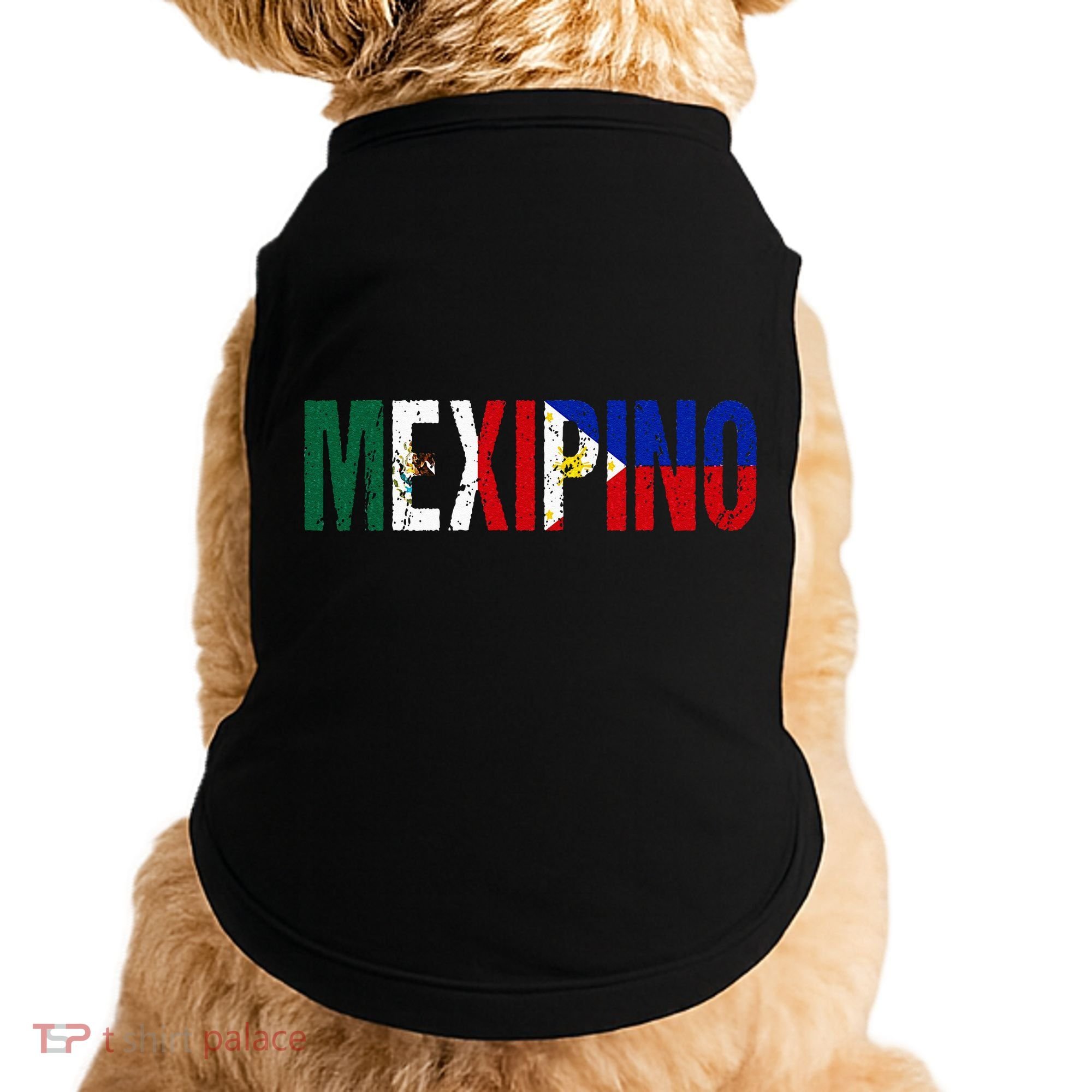 Mexipino Mexico Philippines Flag Ancestery Filipino Mexican Doggie Tank