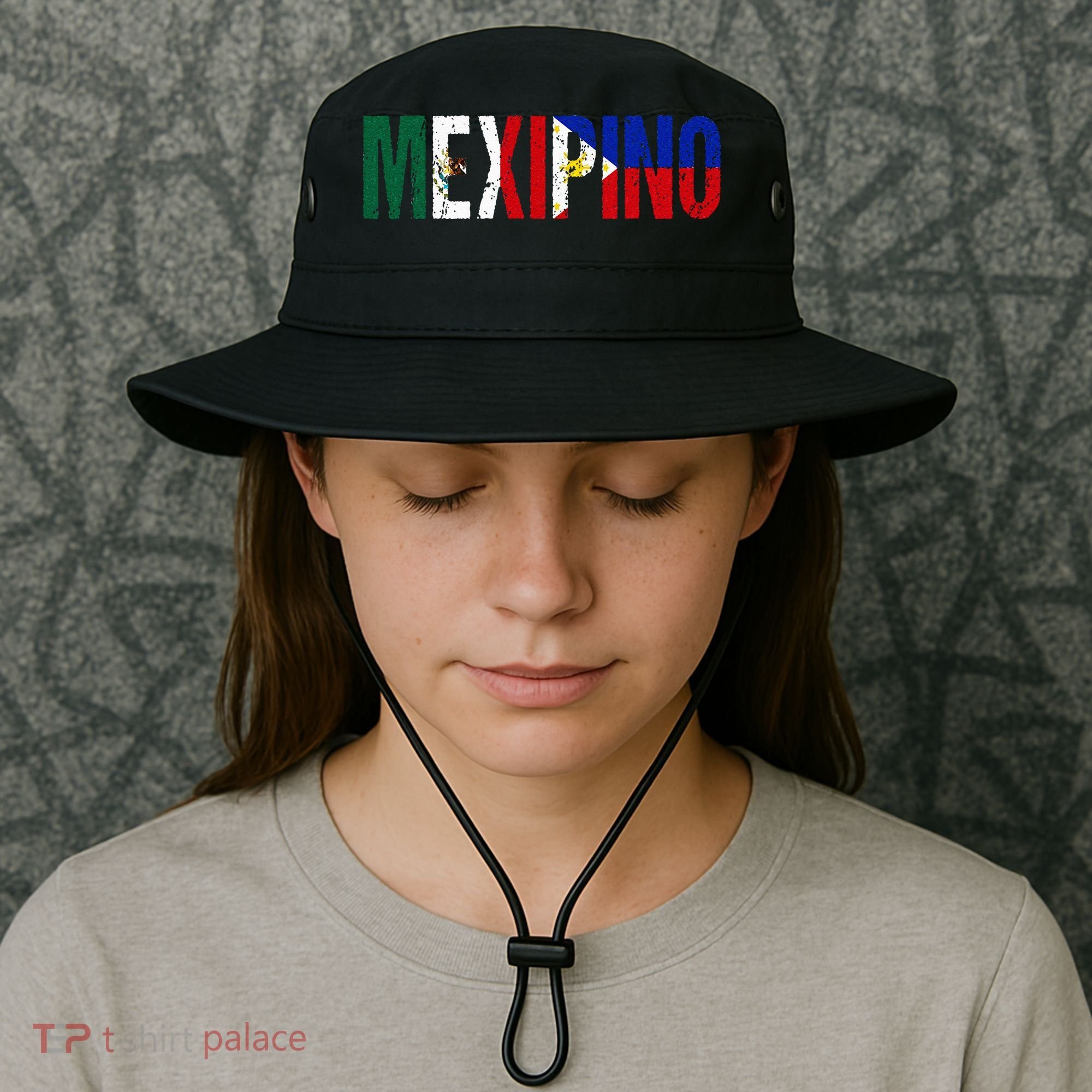 Mexipino Mexico Philippines Flag Ancestery Filipino Mexican Bucket Hat
