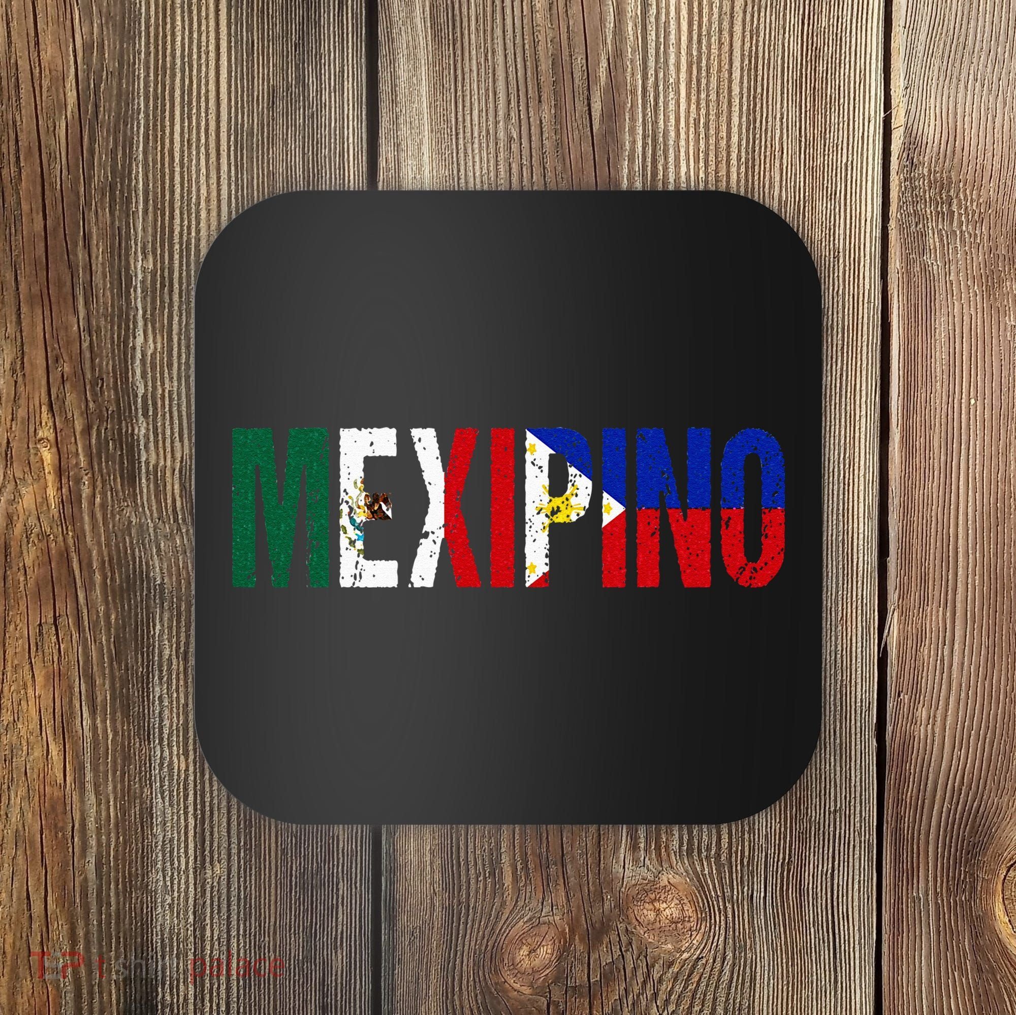 Mexipino Mexico Philippines Flag Ancestery Filipino Mexican Coaster