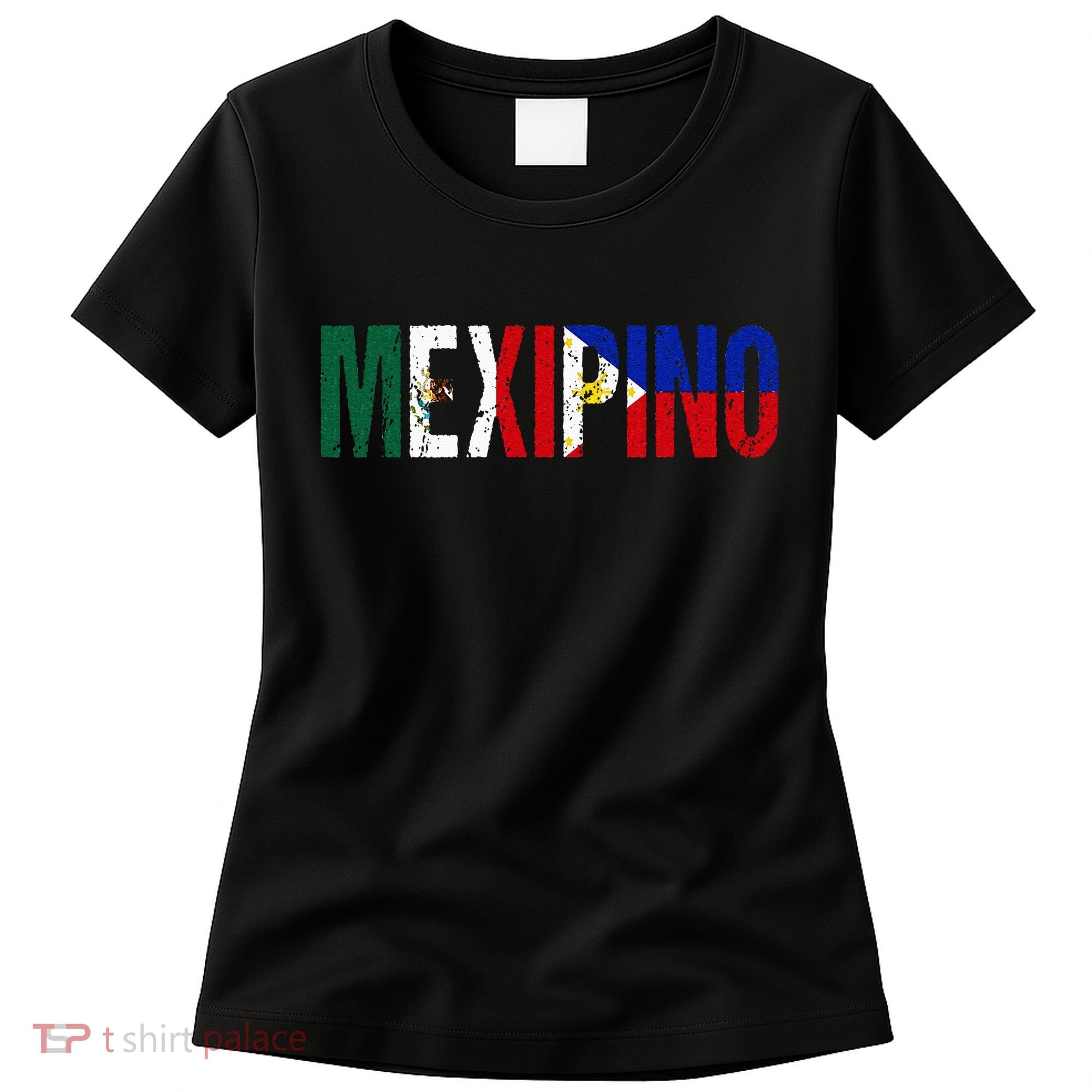 Mexipino Mexico Philippines Flag Ancestery Filipino Mexican Women's T-Shirt