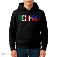 Mexipino Mexico Philippines Flag Ancestery Filipino Mexican Kids Hoodie thumb 4