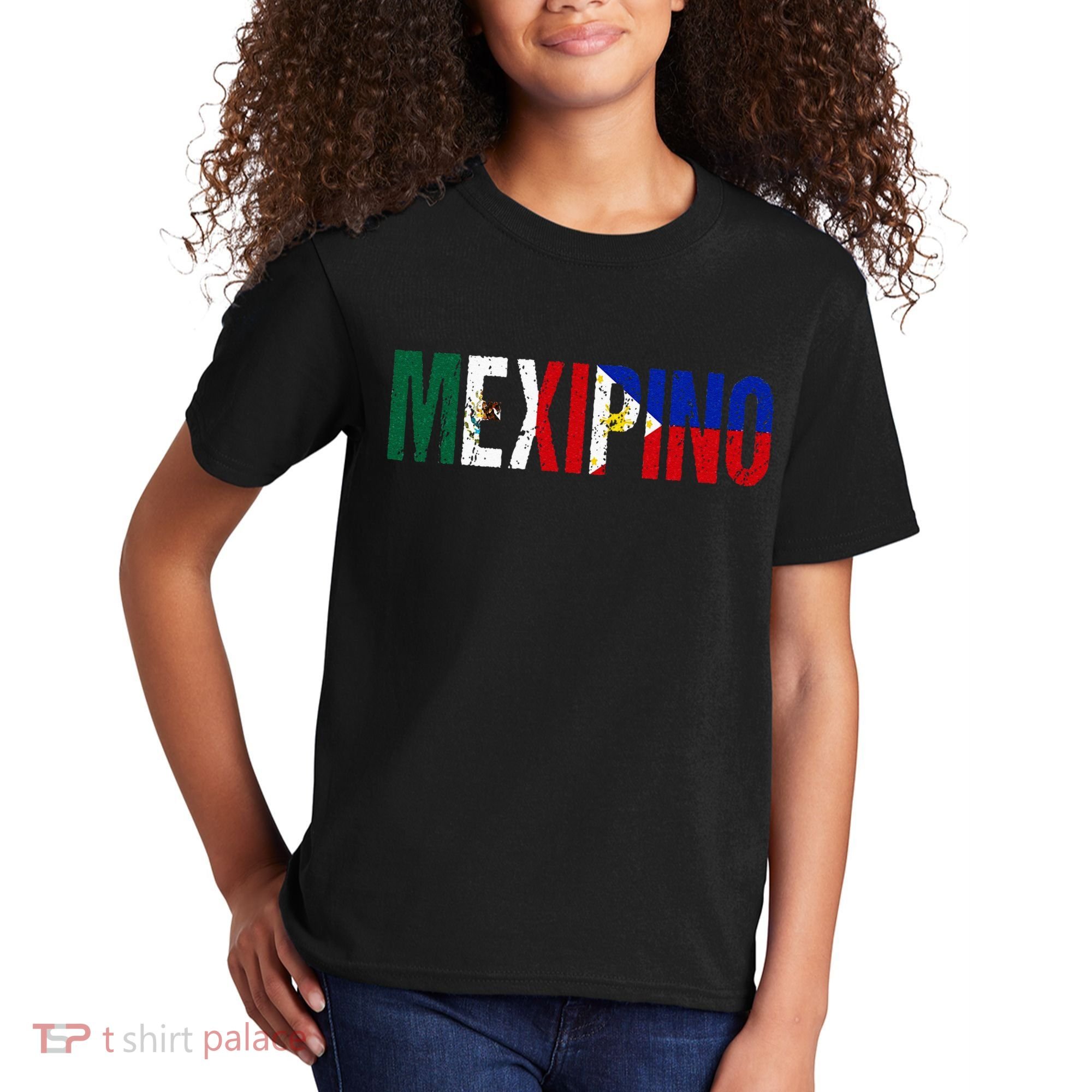 Mexipino Mexico Philippines Flag Ancestery Filipino Mexican Kids T-Shirt