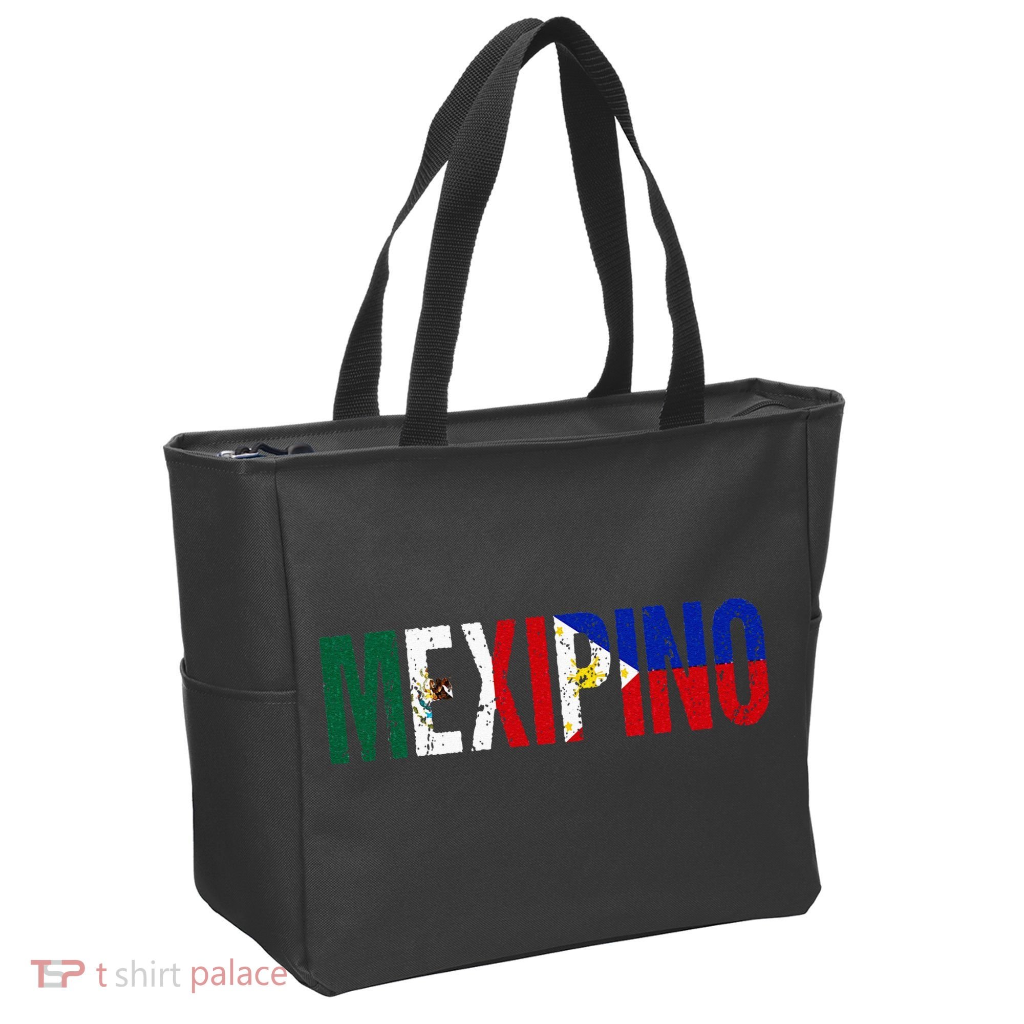 Mexipino Mexico Philippines Flag Ancestery Filipino Mexican Tote Bag