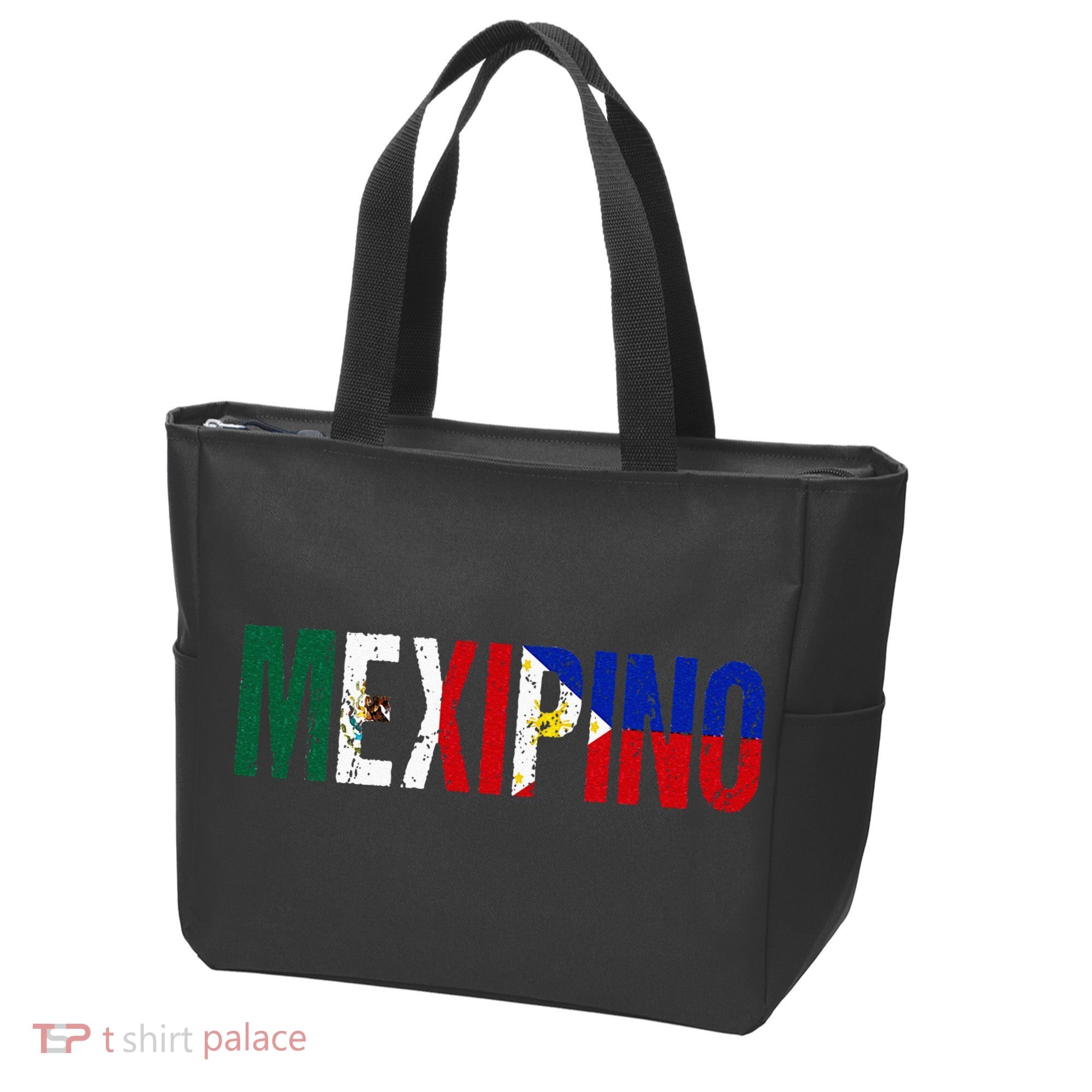 Mexipino Mexico Philippines Flag Ancestery Filipino Mexican Tote Bag