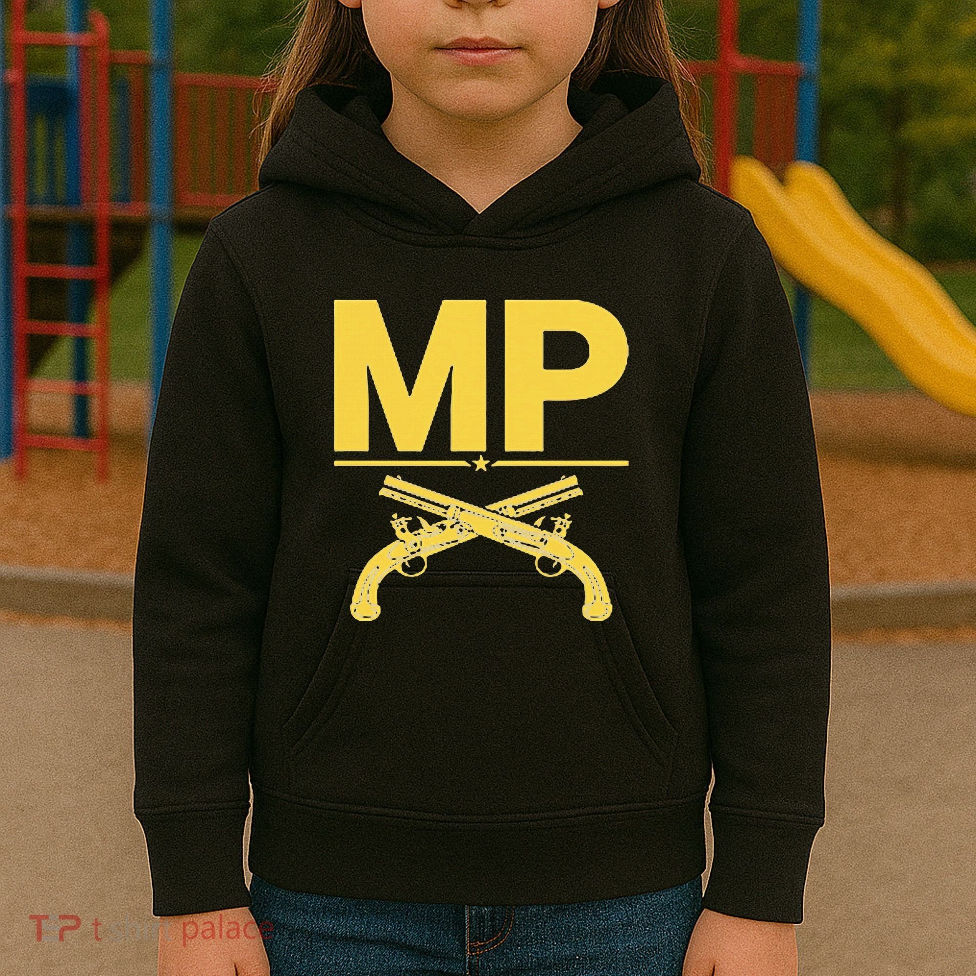 Mp Military Police Corps Kids Hoodie