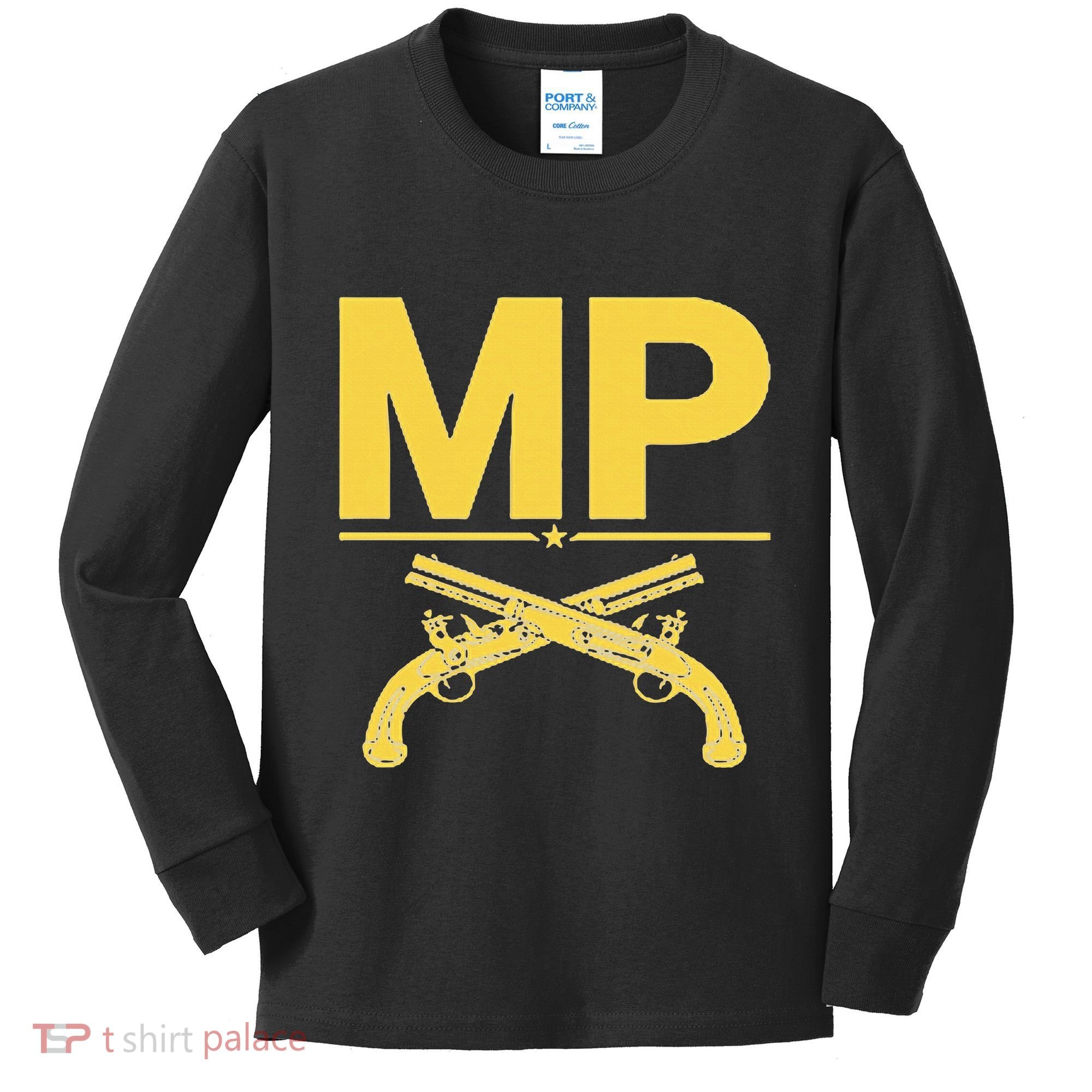 Mp Military Police Corps Kids Long Sleeve Shirt